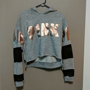 PINK crop sweatshirt